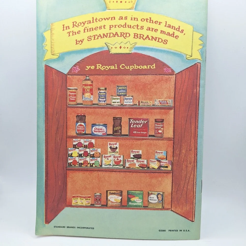 Color and Cook with Your‎ Royal Book 1962 Leonard Kessler Recipes Games